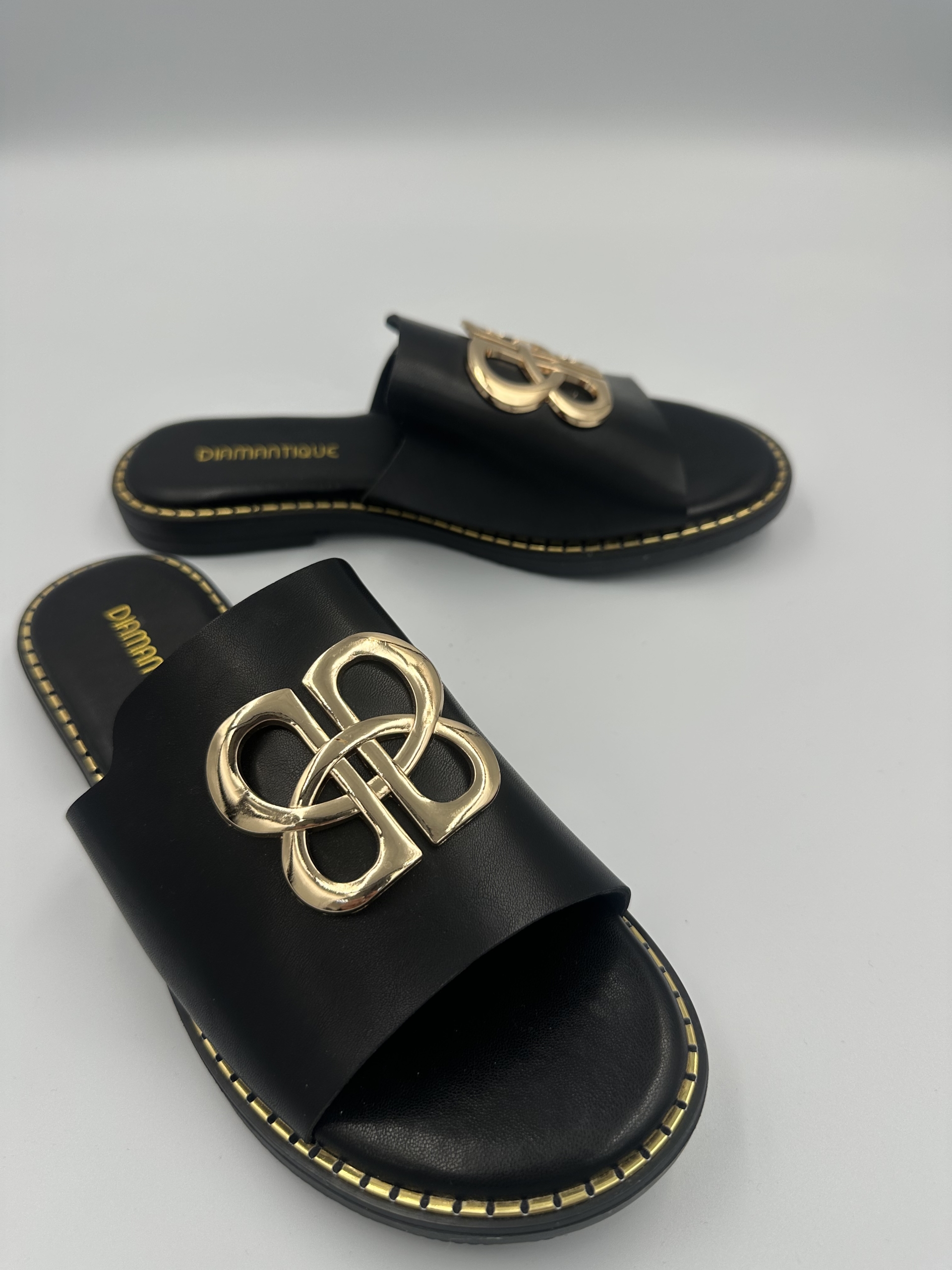 Σανδάλια Flat μαύρα