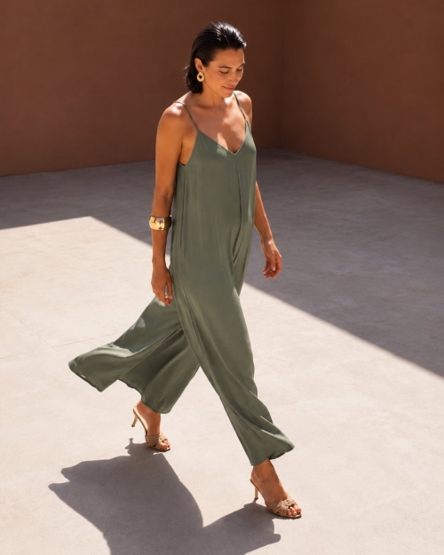 Khaki Jumpsuit